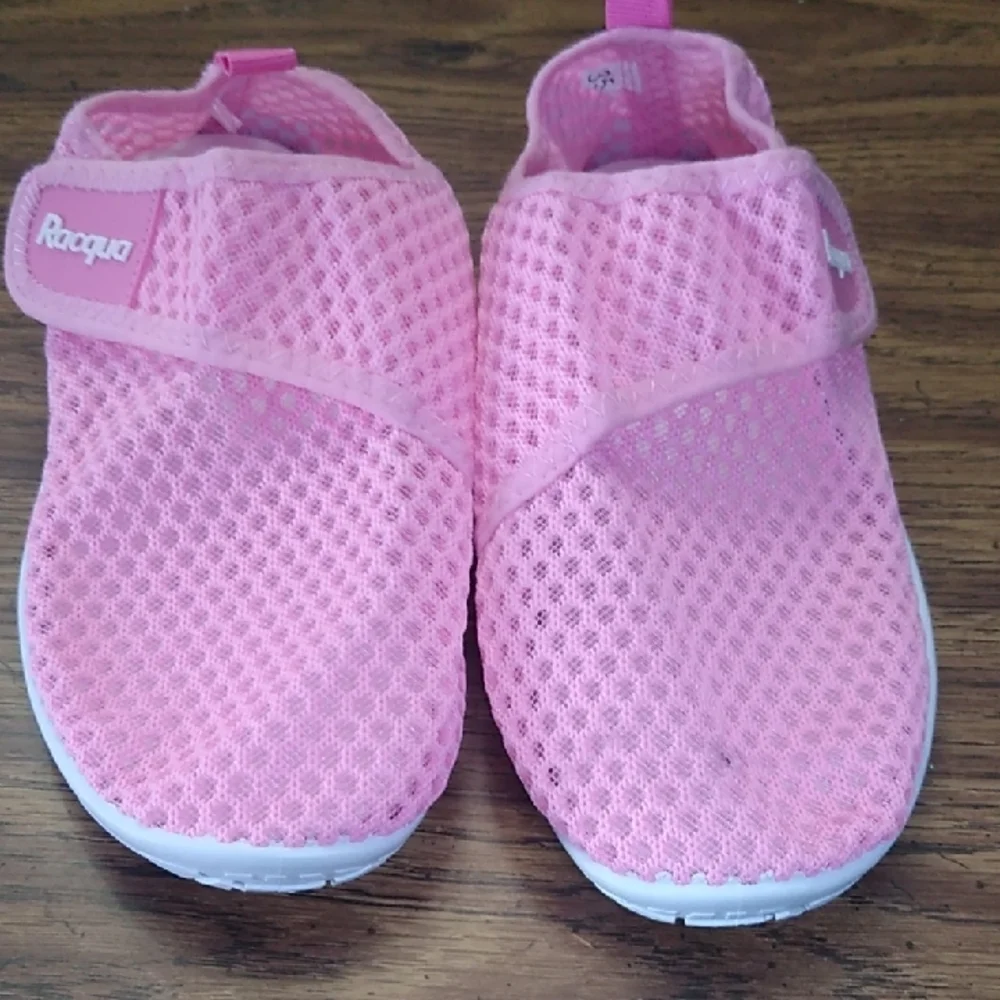 Kids Pink Mesh Shoes